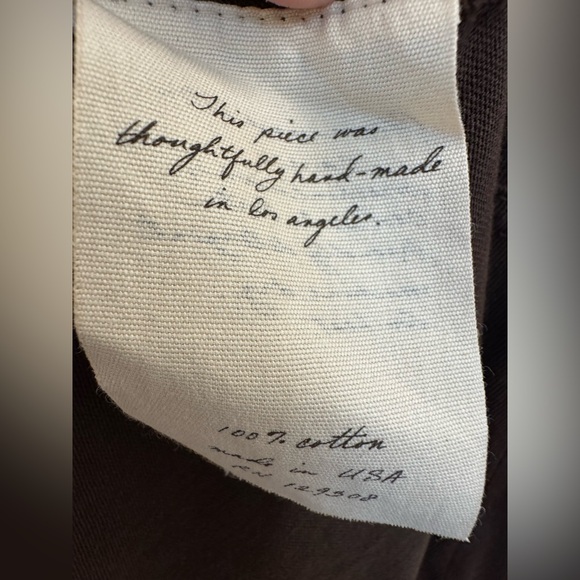 RAQUEL ALLEGRA Vneck Maxi long sleeves dress S - Picture 4 of 8